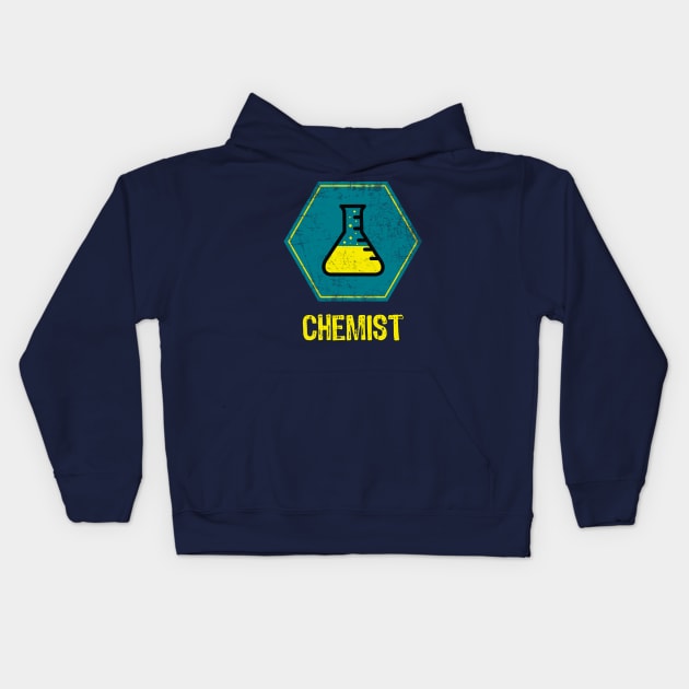 Chemist Teacher Kids Hoodie by Scar